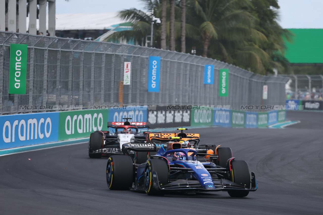 GP MIAMI, Logan Sargeant (USA) Williams Racing FW45 at the partenza of the race.

07.05.2023. Formula 1 World Championship, Rd 5, Miami Grand Prix, Miami, Florida, USA, Gara Day.

- www.xpbimages.com, EMail: requests@xpbimages.com ¬© Copyright: Bearne / XPB Images