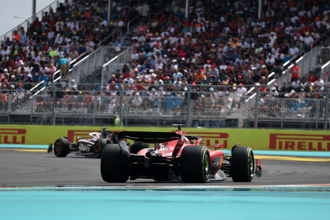 GP MIAMI, Charles Leclerc (MON) Ferrari SF-23.

07.05.2023. Formula 1 World Championship, Rd 5, Miami Grand Prix, Miami, Florida, USA, Gara Day.

- www.xpbimages.com, EMail: requests@xpbimages.com ¬© Copyright: Bearne / XPB Images