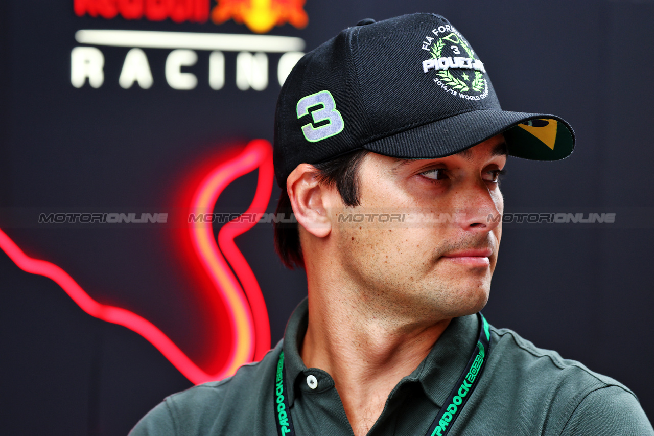 GP MIAMI, Nelson Piquet Jr (BRA).

07.05.2023. Formula 1 World Championship, Rd 5, Miami Grand Prix, Miami, Florida, USA, Gara Day.

 - www.xpbimages.com, EMail: requests@xpbimages.com ¬© Copyright: Coates / XPB Images