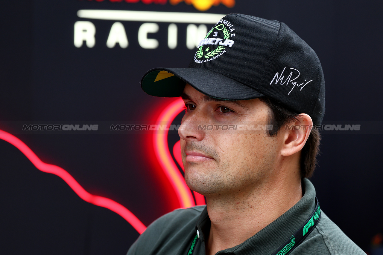 GP MIAMI, Nelson Piquet Jr (BRA).

07.05.2023. Formula 1 World Championship, Rd 5, Miami Grand Prix, Miami, Florida, USA, Gara Day.

 - www.xpbimages.com, EMail: requests@xpbimages.com ¬© Copyright: Coates / XPB Images