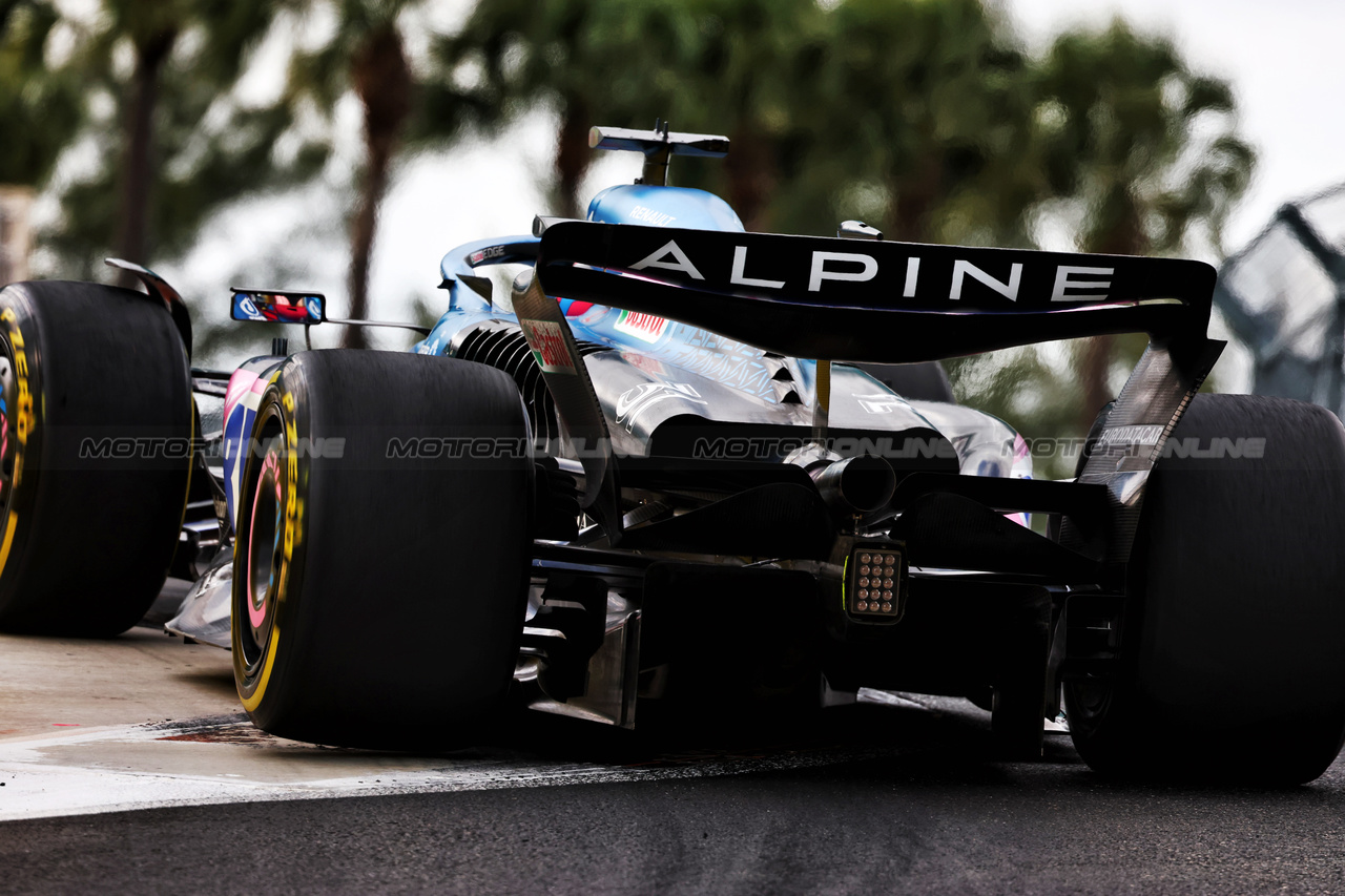 GP MIAMI, Esteban Ocon (FRA) Alpine F1 Team A523.

07.05.2023. Formula 1 World Championship, Rd 5, Miami Grand Prix, Miami, Florida, USA, Gara Day.

 - www.xpbimages.com, EMail: requests@xpbimages.com ¬© Copyright: Coates / XPB Images