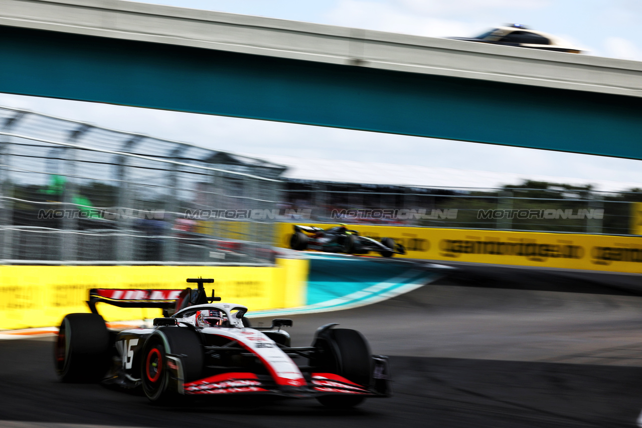 GP MIAMI, Kevin Magnussen (DEN) Haas VF-23.

07.05.2023. Formula 1 World Championship, Rd 5, Miami Grand Prix, Miami, Florida, USA, Gara Day.

 - www.xpbimages.com, EMail: requests@xpbimages.com ¬© Copyright: Coates / XPB Images