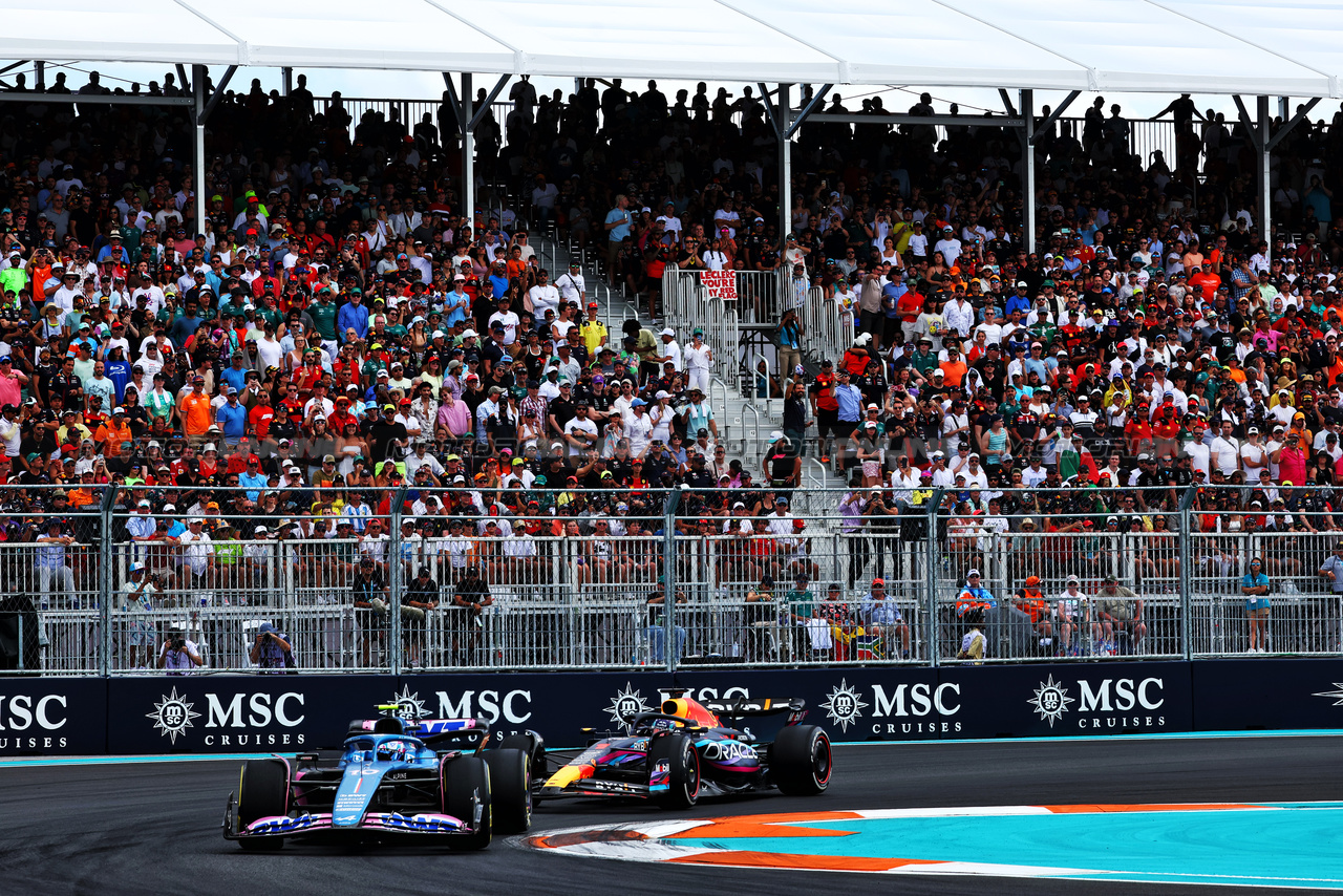 GP MIAMI, Pierre Gasly (FRA) Alpine F1 Team A523.

07.05.2023. Formula 1 World Championship, Rd 5, Miami Grand Prix, Miami, Florida, USA, Gara Day.

 - www.xpbimages.com, EMail: requests@xpbimages.com ¬© Copyright: Coates / XPB Images