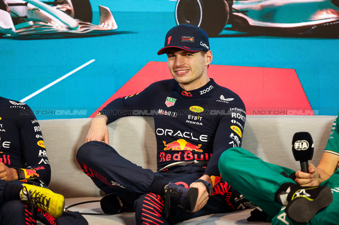 GP MIAMI, Max Verstappen (NLD) Red Bull Racing in the post race FIA Press Conference.

07.05.2023. Formula 1 World Championship, Rd 5, Miami Grand Prix, Miami, Florida, USA, Gara Day.

- www.xpbimages.com, EMail: requests@xpbimages.com ¬© Copyright: XPB Images