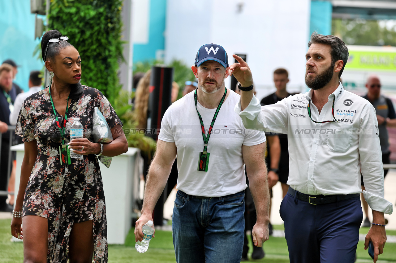 GP MIAMI, Williams Racing guests.

07.05.2023. Formula 1 World Championship, Rd 5, Miami Grand Prix, Miami, Florida, USA, Gara Day.

- www.xpbimages.com, EMail: requests@xpbimages.com ¬© Copyright: Moy / XPB Images