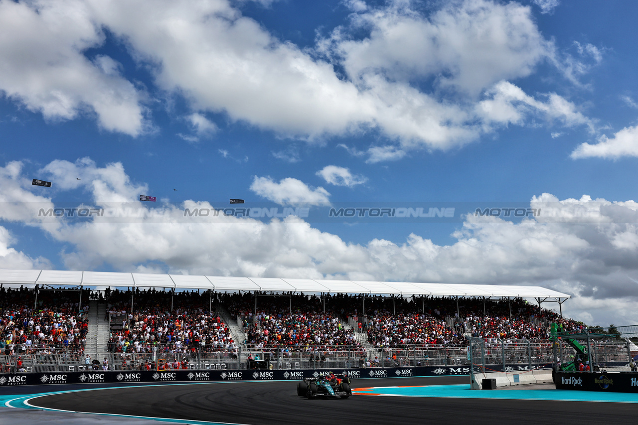 GP MIAMI, Fernando Alonso (ESP) Aston Martin F1 Team AMR23.

07.05.2023. Formula 1 World Championship, Rd 5, Miami Grand Prix, Miami, Florida, USA, Gara Day.

 - www.xpbimages.com, EMail: requests@xpbimages.com ¬© Copyright: Coates / XPB Images