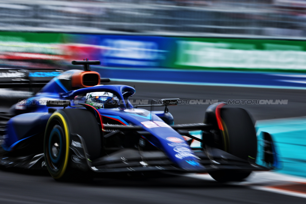 GP MIAMI, Alexander Albon (THA) Williams Racing FW45.

07.05.2023. Formula 1 World Championship, Rd 5, Miami Grand Prix, Miami, Florida, USA, Gara Day.

- www.xpbimages.com, EMail: requests@xpbimages.com ¬© Copyright: Charniaux / XPB Images