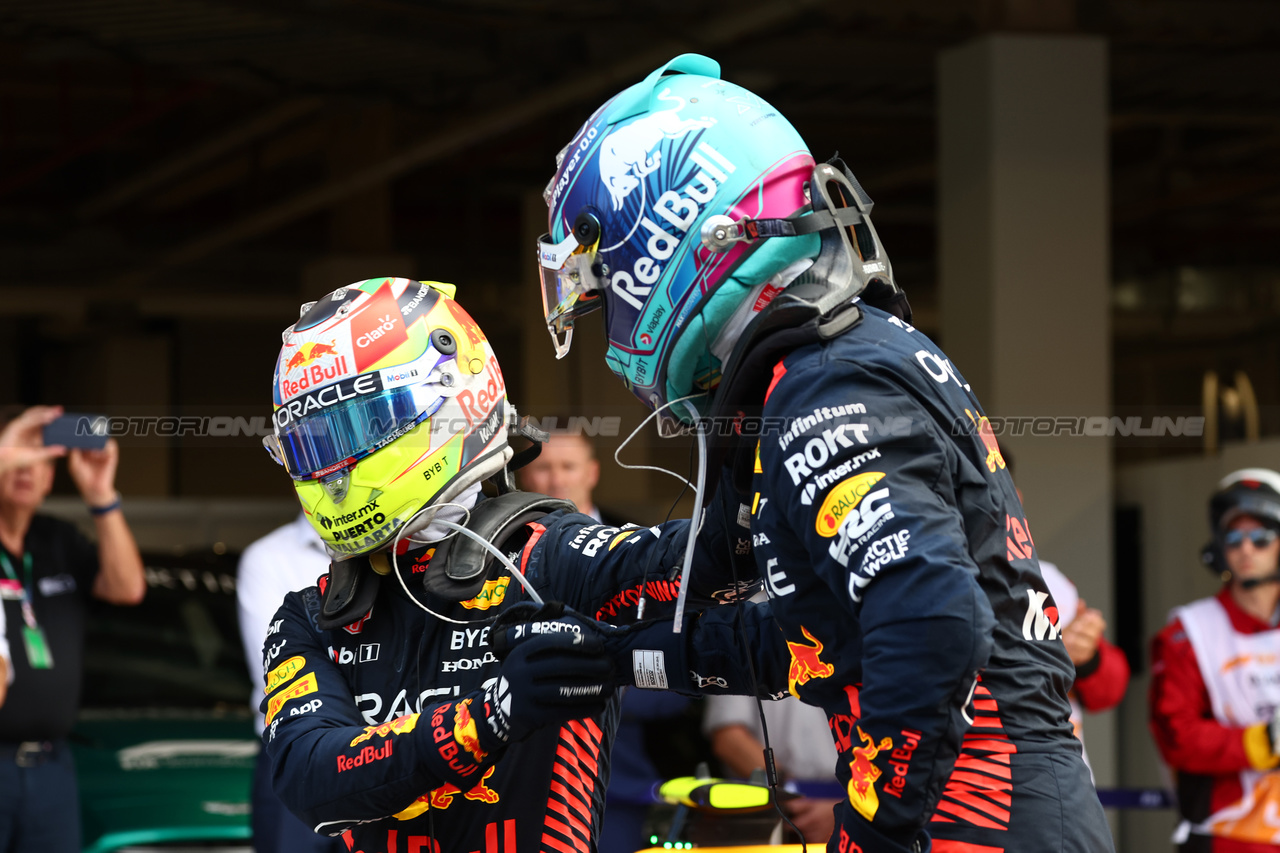 GP MIAMI, 1st place Max Verstappen (NLD) Red Bull Racing RB19, 2nd place Sergio Perez (MEX) Red Bull Racing RB19.
07.05.2023. Formula 1 World Championship, Rd 5, Miami Grand Prix, Miami, Florida, USA, Gara Day.
- www.xpbimages.com, EMail: requests@xpbimages.com ¬© Copyright: Batchelor / XPB Images