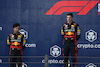 GP MIAMI, (L to R): Second placed Sergio Perez (MEX) Red Bull Racing e vincitore Max Verstappen (NLD) Red Bull Racing on the podium.
07.05.2023. Formula 1 World Championship, Rd 5, Miami Grand Prix, Miami, Florida, USA, Gara Day.
- www.xpbimages.com, EMail: requests@xpbimages.com ¬© Copyright: Moy / XPB Images