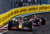 GP MIAMI, Sergio Perez (MEX) Red Bull Racing RB19 davanti a team mate Max Verstappen (NLD) Red Bull Racing RB19.
07.05.2023. Formula 1 World Championship, Rd 5, Miami Grand Prix, Miami, Florida, USA, Gara Day.
 - www.xpbimages.com, EMail: requests@xpbimages.com ¬© Copyright: Coates / XPB Images