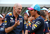 GP MIAMI, (L to R): Adrian Newey (GBR) Red Bull Racing Chief Technical Officer with Sergio Perez (MEX) Red Bull Racing.
07.05.2023. Formula 1 World Championship, Rd 5, Miami Grand Prix, Miami, Florida, USA, Gara Day.
 - www.xpbimages.com, EMail: requests@xpbimages.com ¬© Copyright: Coates / XPB Images