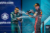 GP MIAMI, (L to R): Fernando Alonso (ESP) Aston Martin F1 Team celebrates his second position on the podium with vincitore Max Verstappen (NLD) Red Bull Racing.
07.05.2023. Formula 1 World Championship, Rd 5, Miami Grand Prix, Miami, Florida, USA, Gara Day.
- www.xpbimages.com, EMail: requests@xpbimages.com ¬© Copyright: Bearne / XPB Images