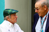 GP MIAMI, (L to R): Jackie Stewart (GBR) with Stephen Ross (USA) Related Companies Chairman, Miami Dolphins e Hard Rock Stadium Owner.
07.05.2023. Formula 1 World Championship, Rd 5, Miami Grand Prix, Miami, Florida, USA, Gara Day.
 - www.xpbimages.com, EMail: requests@xpbimages.com ¬© Copyright: Coates / XPB Images