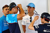 GP MIAMI, (L to R): Logan Sargeant (USA) Williams Racing; Alexander Albon (THA) Williams Racing; George Russell (GBR) Mercedes AMG F1; e Yuki Tsunoda (JPN) AlphaTauri, on the drivers' parade.
07.05.2023. Formula 1 World Championship, Rd 5, Miami Grand Prix, Miami, Florida, USA, Gara Day.
- www.xpbimages.com, EMail: requests@xpbimages.com ¬© Copyright: Batchelor / XPB Images