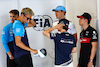 GP MIAMI, (L to R): Logan Sargeant (USA) Williams Racing; Alexander Albon (THA) Williams Racing; George Russell (GBR) Mercedes AMG F1; Yuki Tsunoda (JPN) AlphaTauri; e Zhou Guanyu (CHN) Alfa Romeo F1 Team, on the drivers' parade.
07.05.2023. Formula 1 World Championship, Rd 5, Miami Grand Prix, Miami, Florida, USA, Gara Day.
- www.xpbimages.com, EMail: requests@xpbimages.com ¬© Copyright: Batchelor / XPB Images