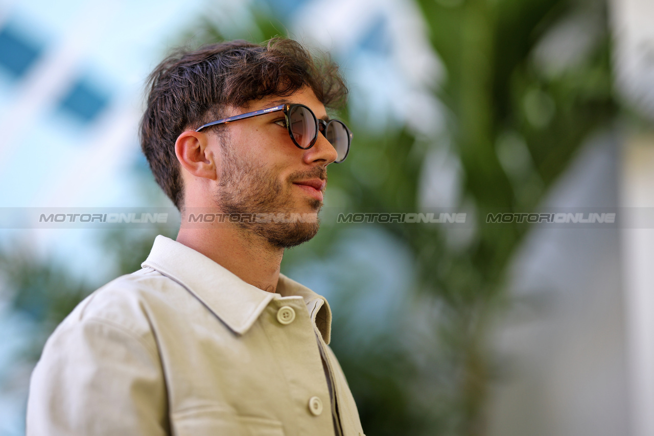 GP MIAMI, Pierre Gasly (FRA) Alpine F1 Team.

04.05.2023. Formula 1 World Championship, Rd 5, Miami Grand Prix, Miami, Florida, USA, Preparation Day.

 - www.xpbimages.com, EMail: requests@xpbimages.com ¬© Copyright: Gilbert / XPB Images