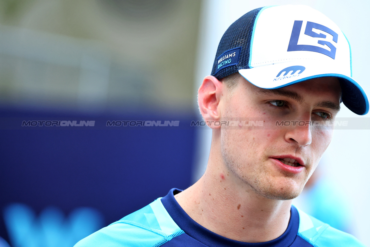GP MIAMI, Logan Sargeant (USA) Williams Racing.

04.05.2023. Formula 1 World Championship, Rd 5, Miami Grand Prix, Miami, Florida, USA, Preparation Day.

- www.xpbimages.com, EMail: requests@xpbimages.com ¬© Copyright: Batchelor / XPB Images