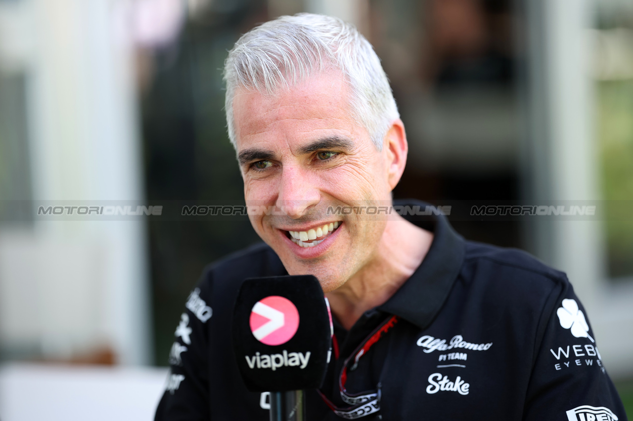 GP MIAMI, Alessandro Alunni Bravi (ITA) Alfa Romeo F1 Team Managing Director e Team Representative.

04.05.2023. Formula 1 World Championship, Rd 5, Miami Grand Prix, Miami, Florida, USA, Preparation Day.

 - www.xpbimages.com, EMail: requests@xpbimages.com ¬© Copyright: Gilbert / XPB Images