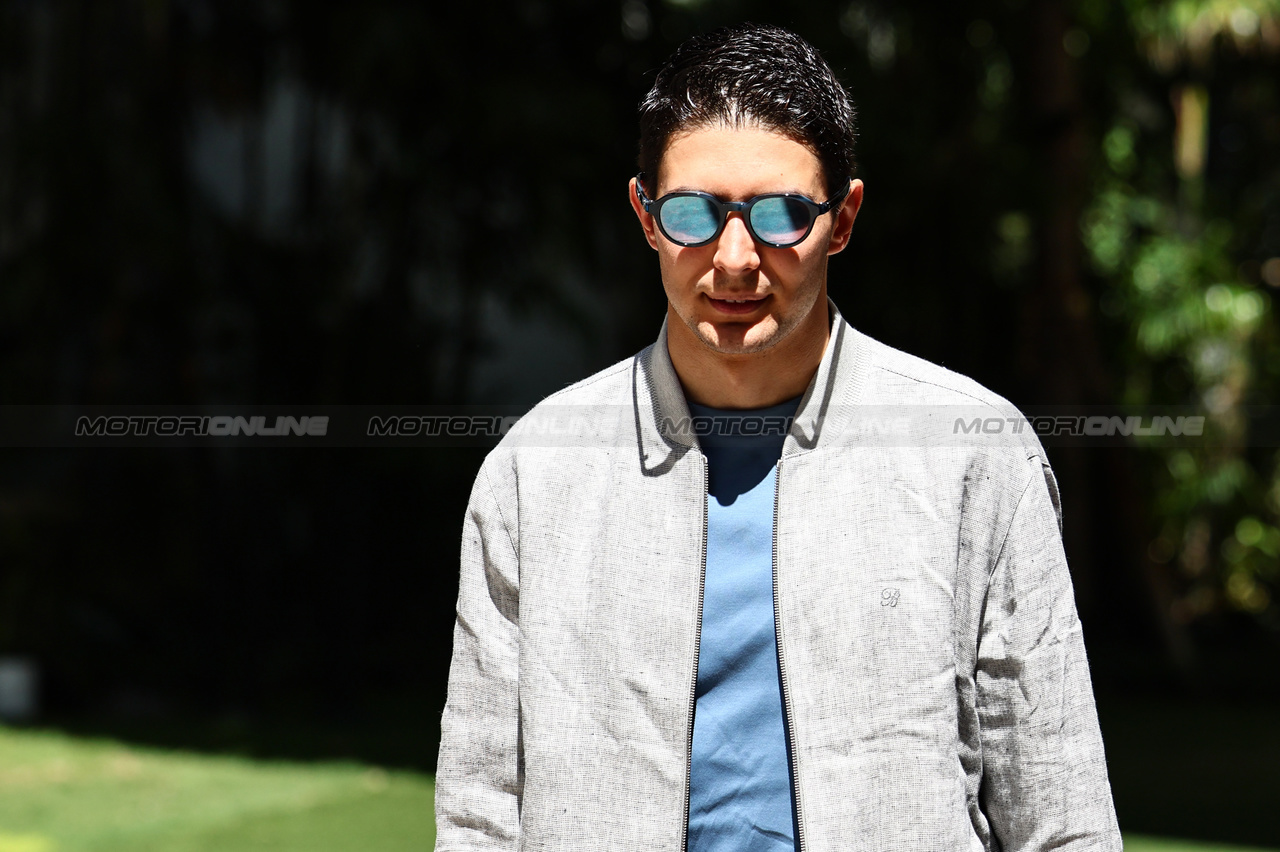 GP MIAMI, Esteban Ocon (FRA), Alpine F1 Team 
04.05.2023. Formula 1 World Championship, Rd 5, Miami Grand Prix, Miami, Florida, USA, Preparation Day.
- www.xpbimages.com, EMail: requests@xpbimages.com ¬© Copyright: Charniaux / XPB Images