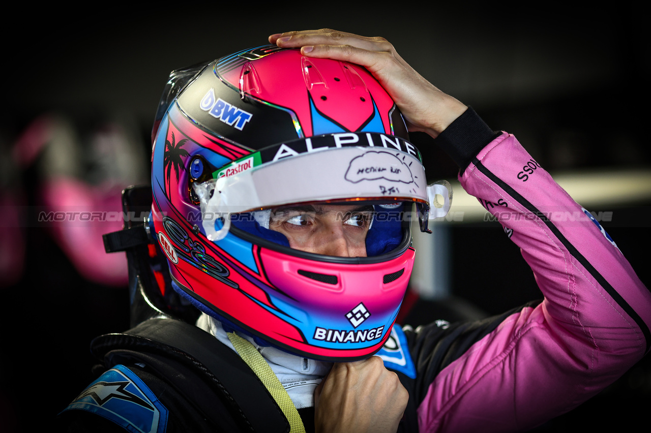 GP MIAMI, Esteban Ocon (FRA), Alpine F1 Team 
04.05.2023. Formula 1 World Championship, Rd 5, Miami Grand Prix, Miami, Florida, USA, Preparation Day.
- www.xpbimages.com, EMail: requests@xpbimages.com ¬© Copyright: Charniaux / XPB Images