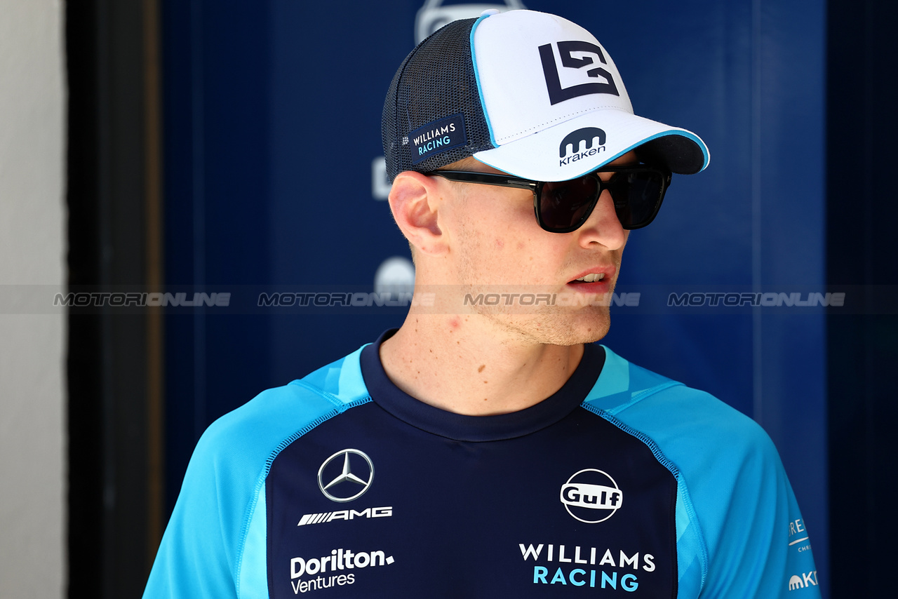 GP MIAMI, Logan Sargeant (USA) Williams Racing.

04.05.2023. Formula 1 World Championship, Rd 5, Miami Grand Prix, Miami, Florida, USA, Preparation Day.

 - www.xpbimages.com, EMail: requests@xpbimages.com ¬© Copyright: Coates / XPB Images