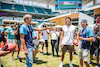 GP MIAMI, (L to R): Alexander Albon (THA) Williams Racing e Logan Sargeant (USA) Williams Racing - American Football with the Miami Dolphins.
04.05.2023. Formula 1 World Championship, Rd 5, Miami Grand Prix, Miami, Florida, USA, Preparation Day.
- www.xpbimages.com, EMail: requests@xpbimages.com ¬© Copyright: Bearne / XPB Images