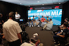 GP MIAMI, (L to R): Esteban Ocon (FRA) Alpine F1 Team; Nyck de Vries (NLD) AlphaTauri; Logan Sargeant (USA) Williams Racing; Charles Leclerc (MON) Ferrari; e George Russell (GBR) Mercedes AMG F1, in the FIA Press Conference.
04.05.2023. Formula 1 World Championship, Rd 5, Miami Grand Prix, Miami, Florida, USA, Preparation Day.
- www.xpbimages.com, EMail: requests@xpbimages.com ¬© Copyright: XPB Images