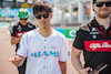 GP MIAMI, Zhou Guanyu (CHN) Alfa Romeo F1 Team walks the circuit with the team.
04.05.2023. Formula 1 World Championship, Rd 5, Miami Grand Prix, Miami, Florida, USA, Preparation Day.
- www.xpbimages.com, EMail: requests@xpbimages.com ¬© Copyright: Bearne / XPB Images