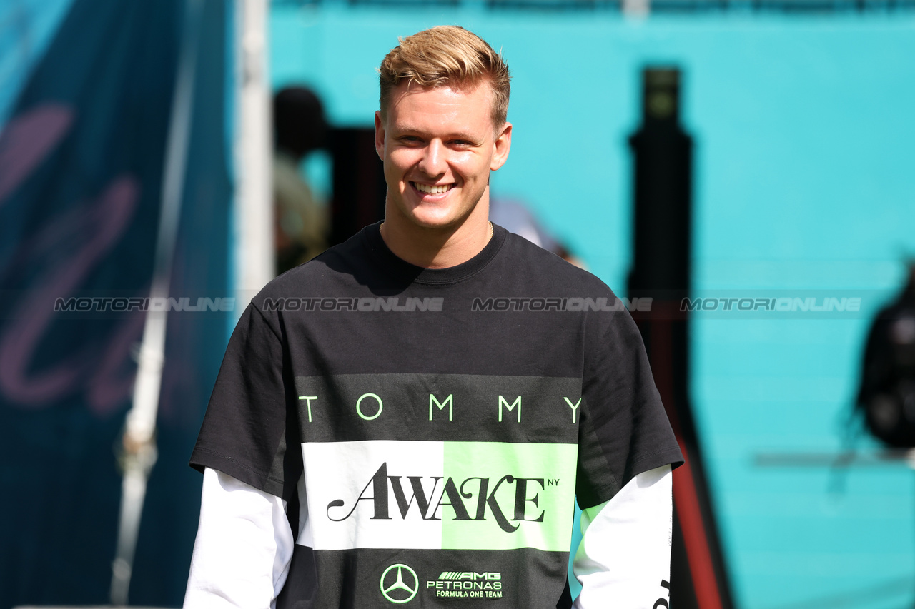 GP MIAMI, Mick Schumacher (GER) Mercedes AMG F1 Reserve Driver.

06.05.2023. Formula 1 World Championship, Rd 5, Miami Grand Prix, Miami, Florida, USA, Qualifiche Day.

- www.xpbimages.com, EMail: requests@xpbimages.com ¬© Copyright: Bearne / XPB Images