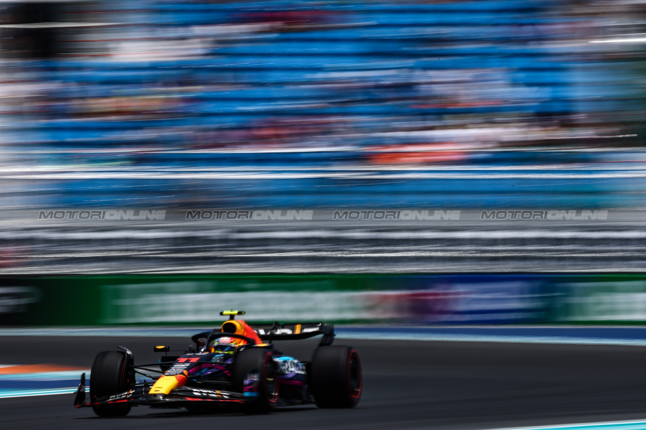 GP MIAMI, Sergio Perez (MEX), Red Bull Racing 
06.05.2023. Formula 1 World Championship, Rd 5, Miami Grand Prix, Miami, Florida, USA, Qualifiche Day.
- www.xpbimages.com, EMail: requests@xpbimages.com ¬© Copyright: Charniaux / XPB Images