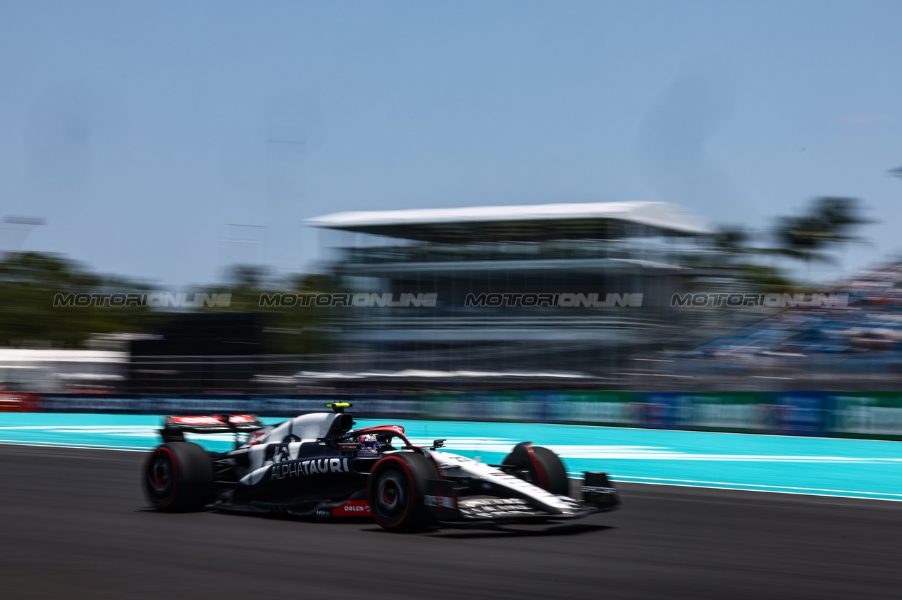 GP MIAMI, Nyck de Vries (NL), Scuderia Alpha Tauri 
06.05.2023. Formula 1 World Championship, Rd 5, Miami Grand Prix, Miami, Florida, USA, Qualifiche Day.
- www.xpbimages.com, EMail: requests@xpbimages.com ¬© Copyright: Charniaux / XPB Images