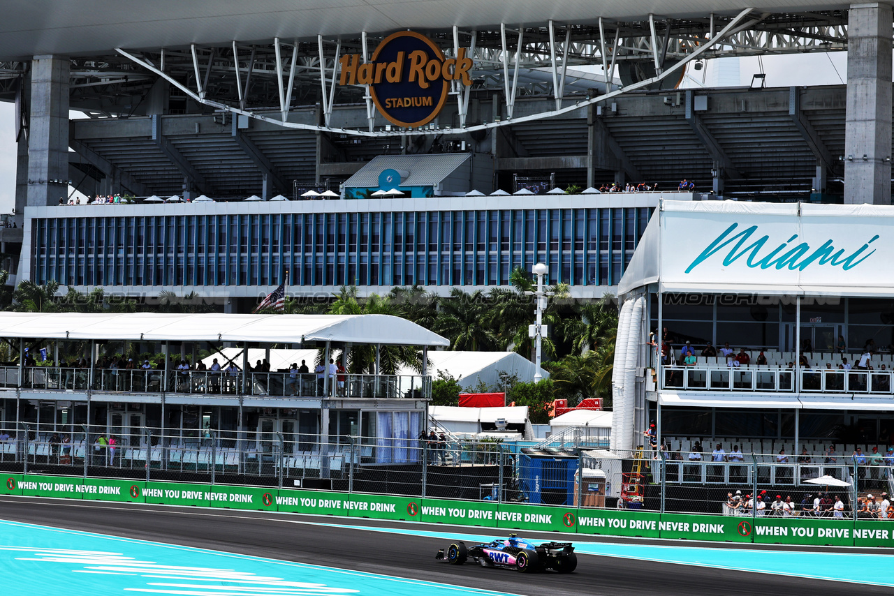 GP MIAMI, Pierre Gasly (FRA) Alpine F1 Team A523.

06.05.2023. Formula 1 World Championship, Rd 5, Miami Grand Prix, Miami, Florida, USA, Qualifiche Day.

- www.xpbimages.com, EMail: requests@xpbimages.com ¬© Copyright: Moy / XPB Images