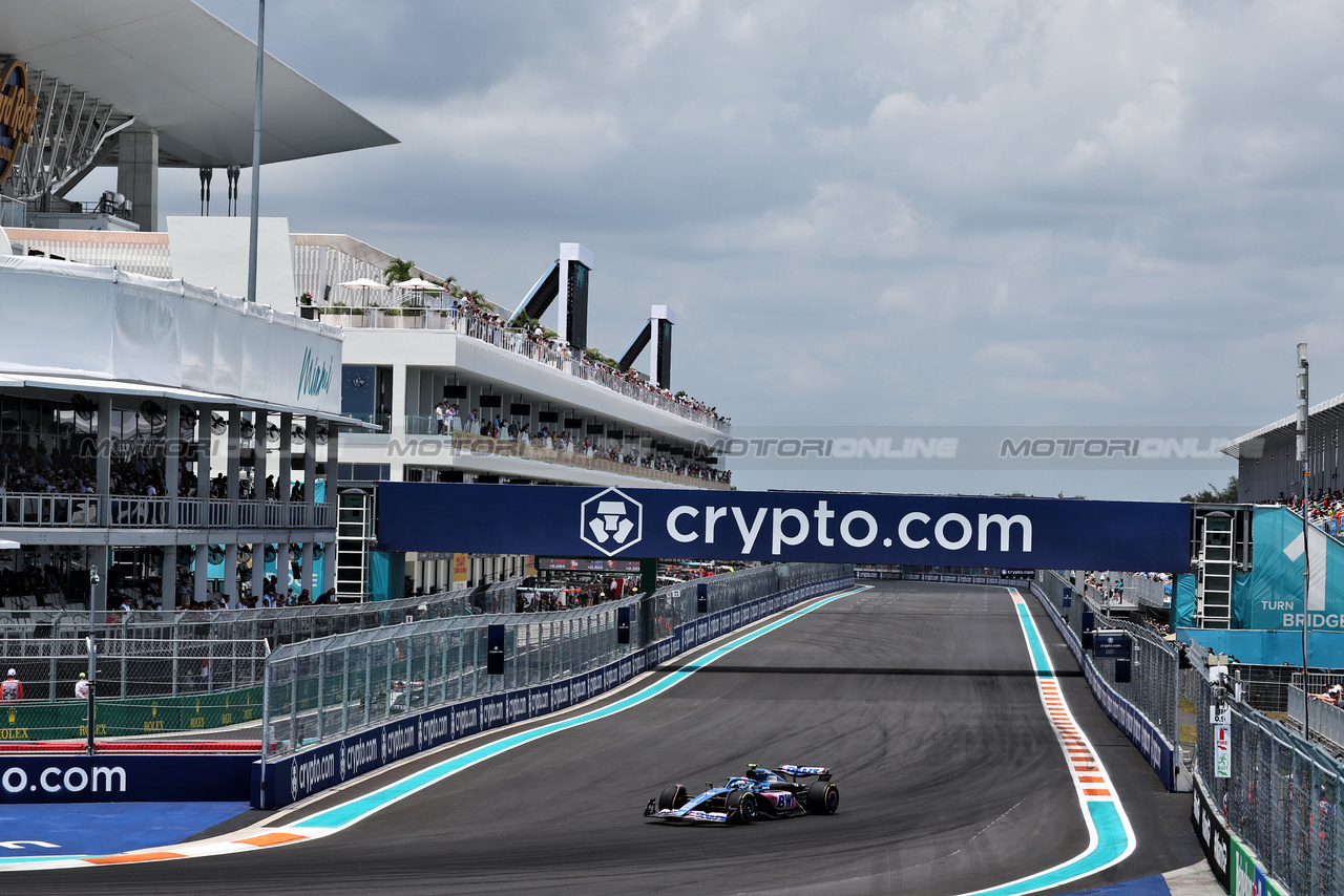 GP MIAMI, Pierre Gasly (FRA) Alpine F1 Team A523.

06.05.2023. Formula 1 World Championship, Rd 5, Miami Grand Prix, Miami, Florida, USA, Qualifiche Day.

- www.xpbimages.com, EMail: requests@xpbimages.com ¬© Copyright: Moy / XPB Images