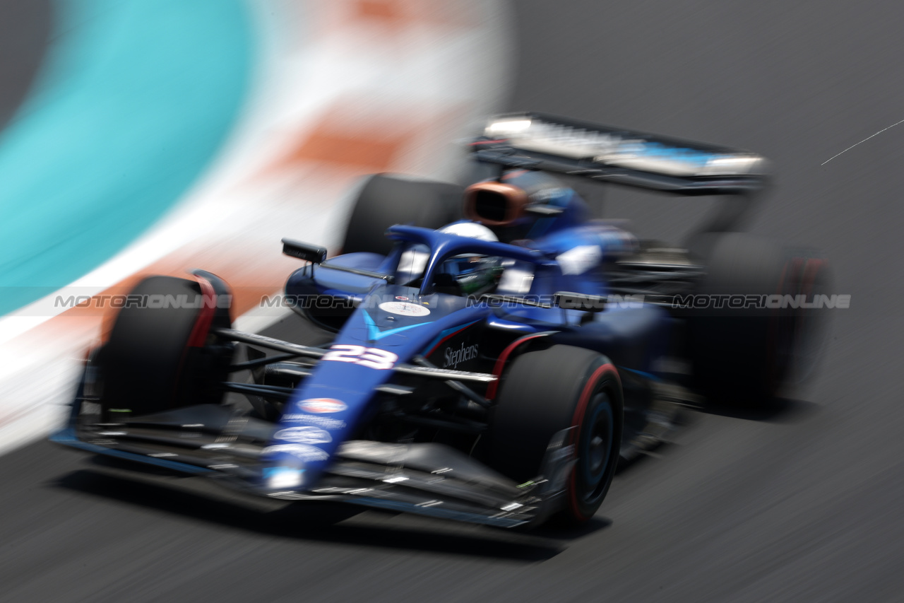 GP MIAMI, Alexander Albon (THA) Williams Racing FW45.

06.05.2023. Formula 1 World Championship, Rd 5, Miami Grand Prix, Miami, Florida, USA, Qualifiche Day.

- www.xpbimages.com, EMail: requests@xpbimages.com ¬© Copyright: Bearne / XPB Images