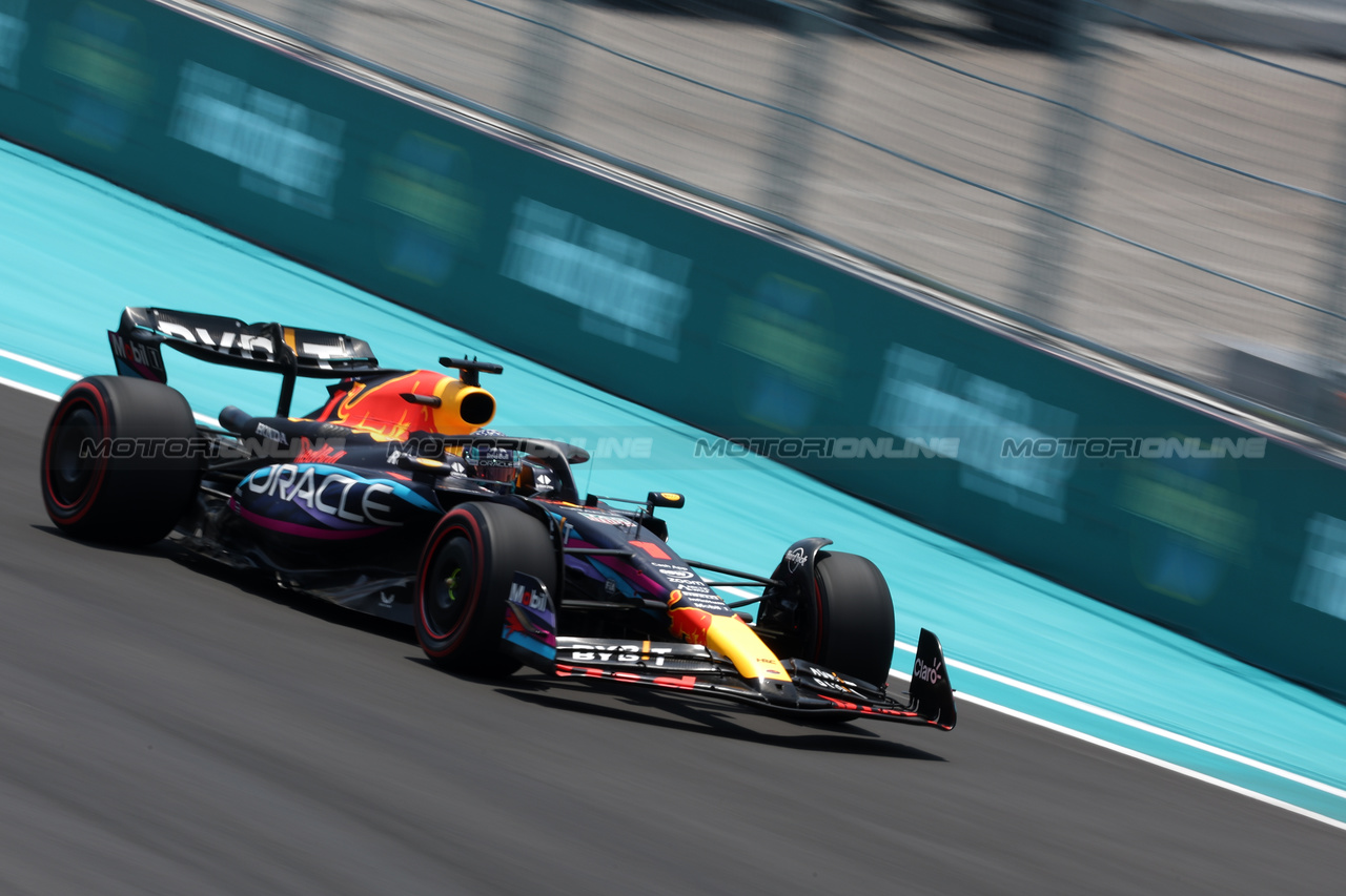 GP MIAMI, Max Verstappen (NLD) Red Bull Racing RB19.

06.05.2023. Formula 1 World Championship, Rd 5, Miami Grand Prix, Miami, Florida, USA, Qualifiche Day.

- www.xpbimages.com, EMail: requests@xpbimages.com ¬© Copyright: Bearne / XPB Images