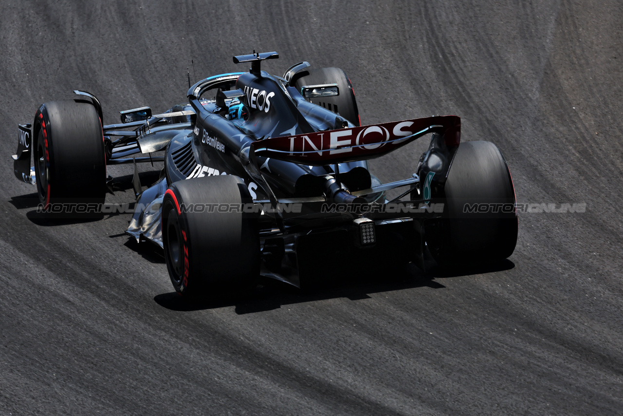 GP MIAMI, George Russell (GBR) Mercedes AMG F1 W14.

06.05.2023. Formula 1 World Championship, Rd 5, Miami Grand Prix, Miami, Florida, USA, Qualifiche Day.

- www.xpbimages.com, EMail: requests@xpbimages.com ¬© Copyright: Bearne / XPB Images