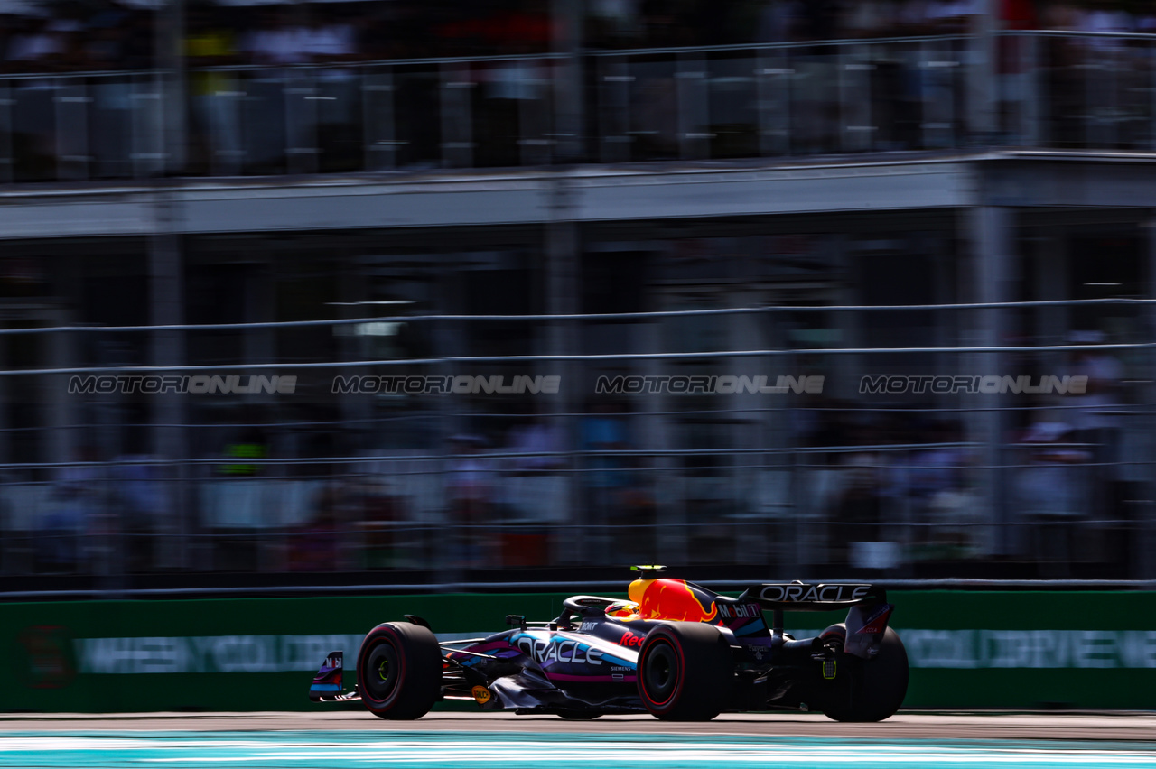 GP MIAMI, Sergio Perez (MEX), Red Bull Racing 
06.05.2023. Formula 1 World Championship, Rd 5, Miami Grand Prix, Miami, Florida, USA, Qualifiche Day.
- www.xpbimages.com, EMail: requests@xpbimages.com ¬© Copyright: Charniaux / XPB Images