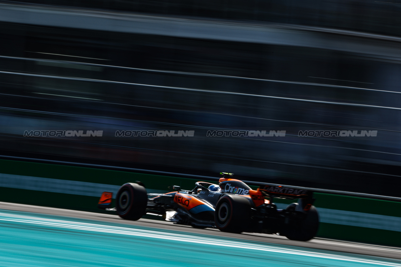 GP MIAMI, Oscar Piastri (AUS), McLaren 
06.05.2023. Formula 1 World Championship, Rd 5, Miami Grand Prix, Miami, Florida, USA, Qualifiche Day.
- www.xpbimages.com, EMail: requests@xpbimages.com ¬© Copyright: Charniaux / XPB Images