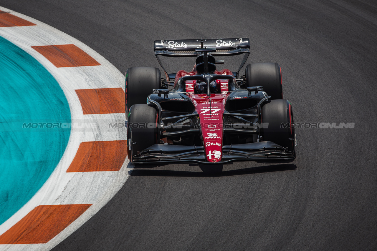 GP MIAMI, Valtteri Bottas (FIN) Alfa Romeo F1 Team C43.

06.05.2023. Formula 1 World Championship, Rd 5, Miami Grand Prix, Miami, Florida, USA, Qualifiche Day.

- www.xpbimages.com, EMail: requests@xpbimages.com ¬© Copyright: Bearne / XPB Images