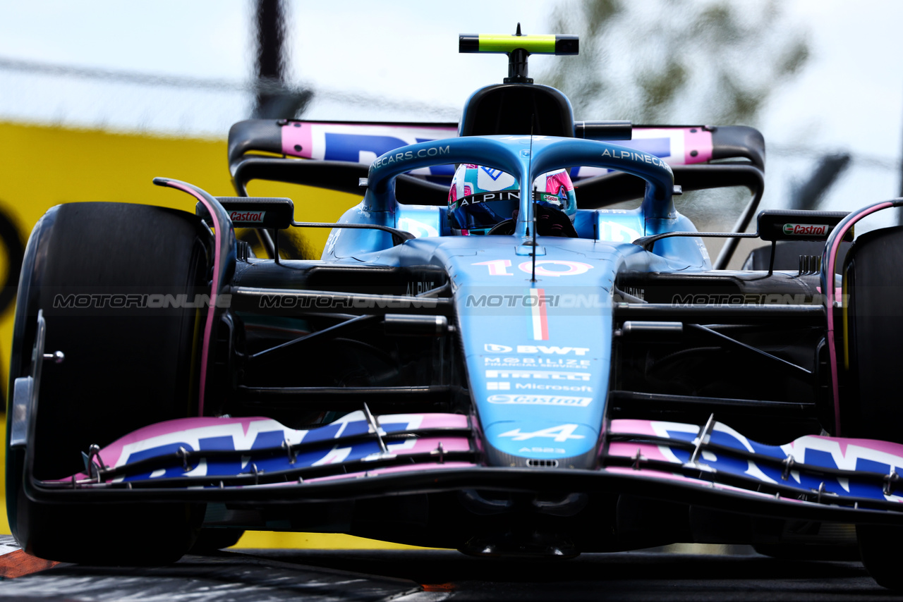 GP MIAMI, Pierre Gasly (FRA) Alpine F1 Team A523.

06.05.2023. Formula 1 World Championship, Rd 5, Miami Grand Prix, Miami, Florida, USA, Qualifiche Day.

 - www.xpbimages.com, EMail: requests@xpbimages.com ¬© Copyright: Coates / XPB Images