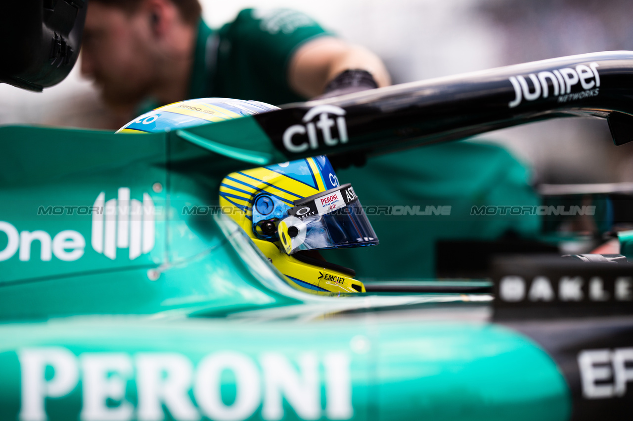 GP MIAMI, Fernando Alonso (ESP) Aston Martin F1 Team.
06.05.2023. Formula 1 World Championship, Rd 5, Miami Grand Prix, Miami, Florida, USA, Qualifiche Day.
- www.xpbimages.com, EMail: requests@xpbimages.com ¬© Copyright: Price / XPB Images