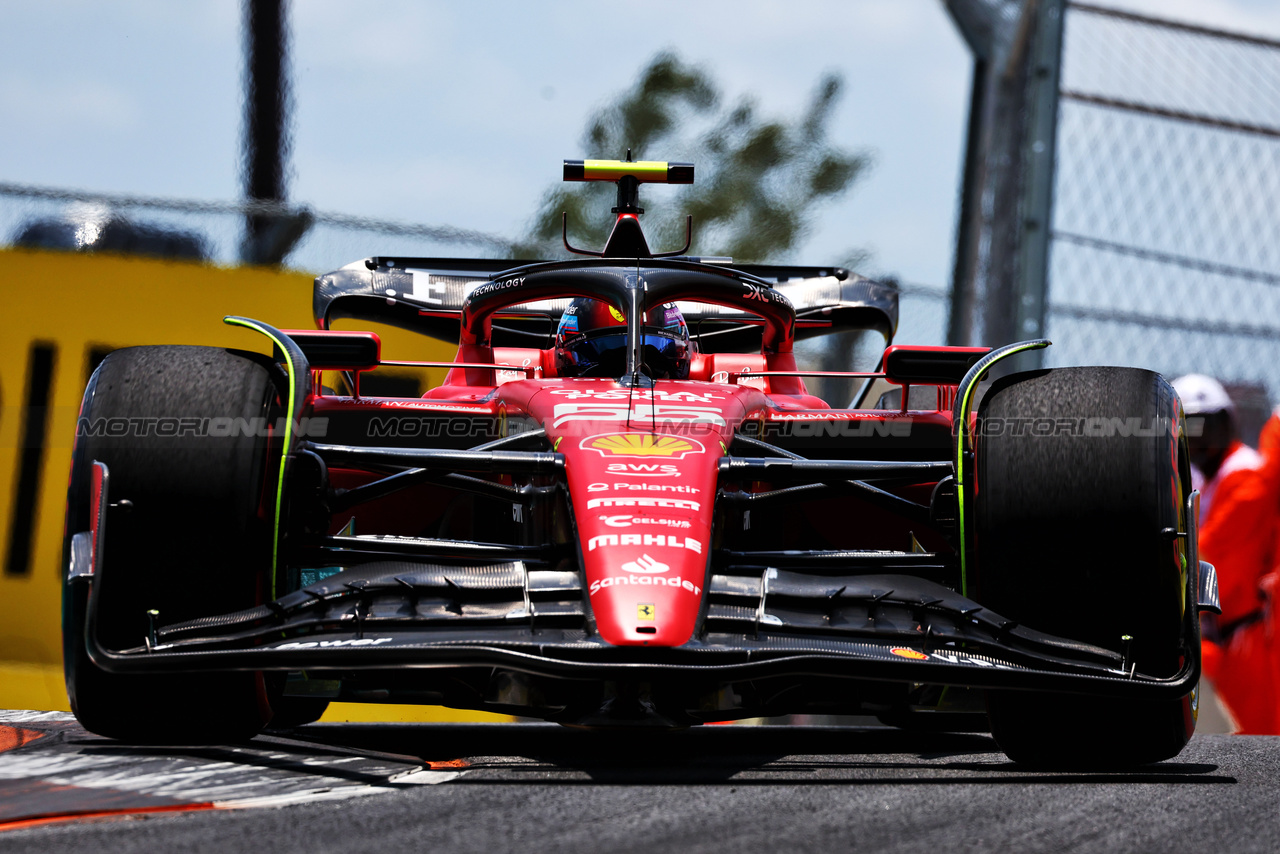 GP MIAMI, Carlos Sainz Jr (ESP) Ferrari SF-23.

06.05.2023. Formula 1 World Championship, Rd 5, Miami Grand Prix, Miami, Florida, USA, Qualifiche Day.

 - www.xpbimages.com, EMail: requests@xpbimages.com ¬© Copyright: Coates / XPB Images