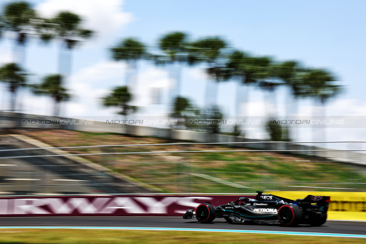 GP MIAMI, George Russell (GBR) Mercedes AMG F1 W14.

06.05.2023. Formula 1 World Championship, Rd 5, Miami Grand Prix, Miami, Florida, USA, Qualifiche Day.

 - www.xpbimages.com, EMail: requests@xpbimages.com ¬© Copyright: Coates / XPB Images