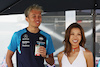 GP MIAMI, (L to R): Alexander Albon (THA) Williams Racing with Domenica Muni Lily He (CHN) Professional Golfer.
06.05.2023. Formula 1 World Championship, Rd 5, Miami Grand Prix, Miami, Florida, USA, Qualifiche Day.
- www.xpbimages.com, EMail: requests@xpbimages.com ¬© Copyright: Bearne / XPB Images