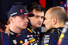 GP MIAMI, (L to R): Max Verstappen (NLD) Red Bull Racing with Gianpiero Lambiase (ITA) Red Bull Racing Engineer.
06.05.2023. Formula 1 World Championship, Rd 5, Miami Grand Prix, Miami, Florida, USA, Qualifiche Day.
- www.xpbimages.com, EMail: requests@xpbimages.com ¬© Copyright: Batchelor / XPB Images