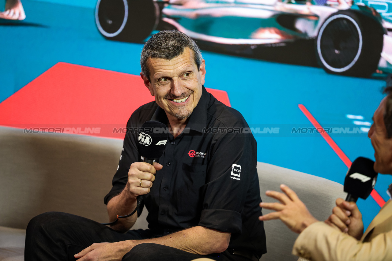 GP MIAMI, Guenther Steiner (ITA) Haas F1 Team Prinicipal in the FIA Press Conference.

05.05.2023. Formula 1 World Championship, Rd 5, Miami Grand Prix, Miami, Florida, USA, Practice Day.

- www.xpbimages.com, EMail: requests@xpbimages.com ¬© Copyright: XPB Images