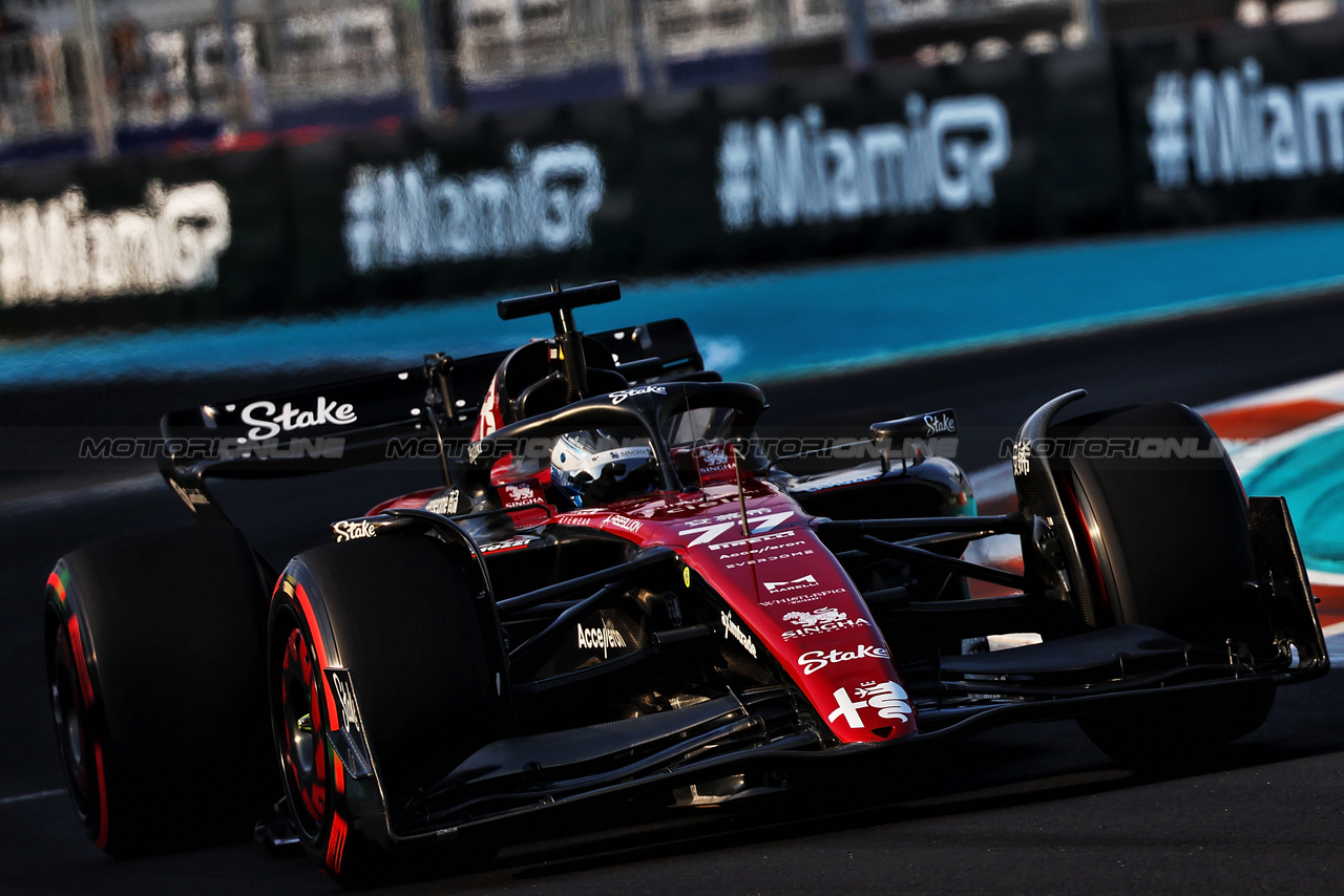 GP MIAMI, Valtteri Bottas (FIN) Alfa Romeo F1 Team C43.

05.05.2023. Formula 1 World Championship, Rd 5, Miami Grand Prix, Miami, Florida, USA, Practice Day.

- www.xpbimages.com, EMail: requests@xpbimages.com ¬© Copyright: Batchelor / XPB Images