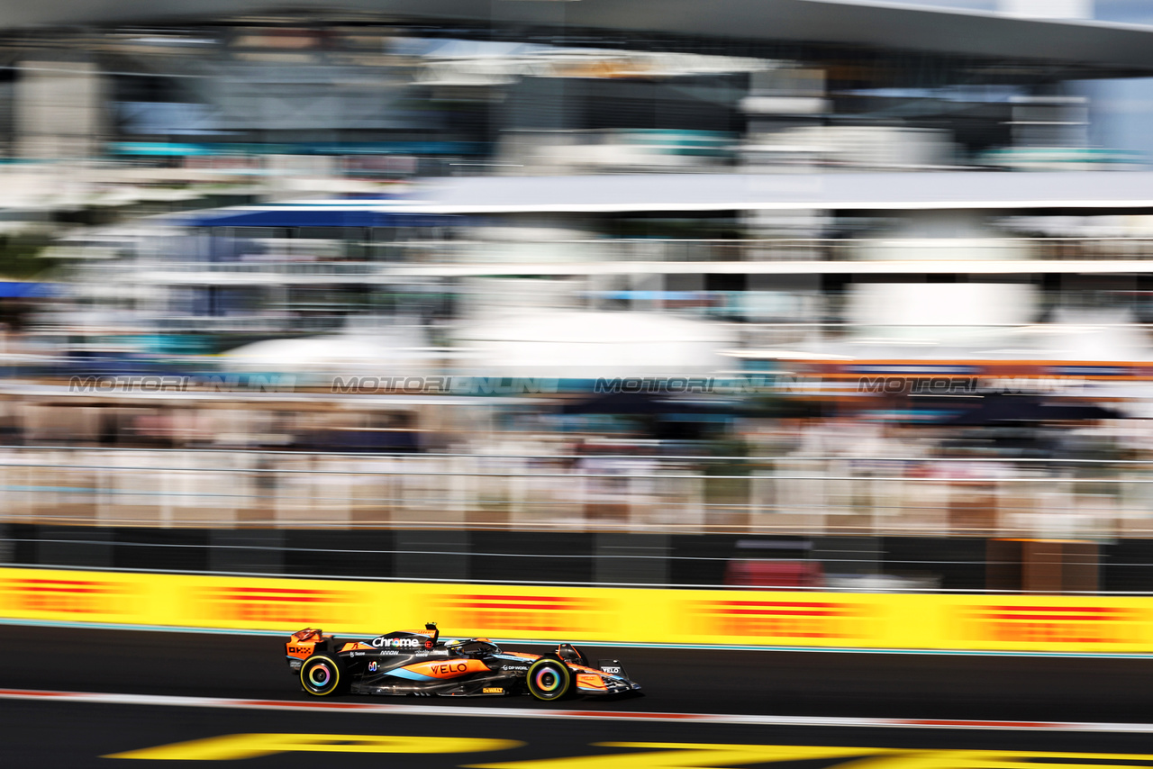 GP MIAMI, Lando Norris (GBR) McLaren MCL60.

05.05.2023. Formula 1 World Championship, Rd 5, Miami Grand Prix, Miami, Florida, USA, Practice Day.

- www.xpbimages.com, EMail: requests@xpbimages.com ¬© Copyright: Moy / XPB Images