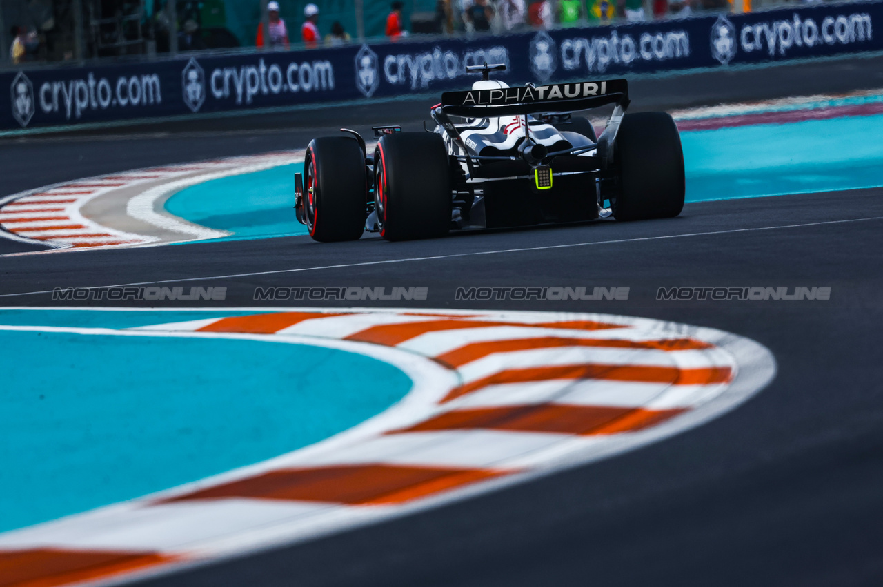 GP MIAMI, Nyck de Vries (NL), Scuderia Alpha Tauri 
05.05.2023. Formula 1 World Championship, Rd 5, Miami Grand Prix, Miami, Florida, USA, Practice Day.
- www.xpbimages.com, EMail: requests@xpbimages.com ¬© Copyright: Charniaux / XPB Images