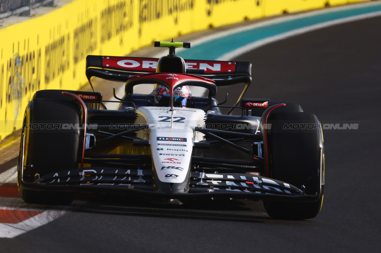 GP MIAMI, Yuki Tsunoda (JPN) AlphaTauri AT04.

05.05.2023. Formula 1 World Championship, Rd 5, Miami Grand Prix, Miami, Florida, USA, Practice Day.

 - www.xpbimages.com, EMail: requests@xpbimages.com ¬© Copyright: Coates / XPB Images
